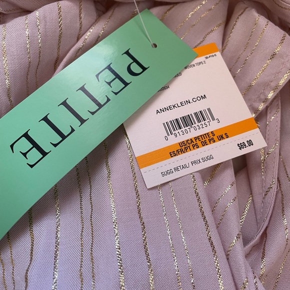 💕Anne klein Pink sleeveless blouse New🤩 - Picture 6 of 6